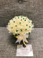 Cốc Baby Groom trắng xanh
